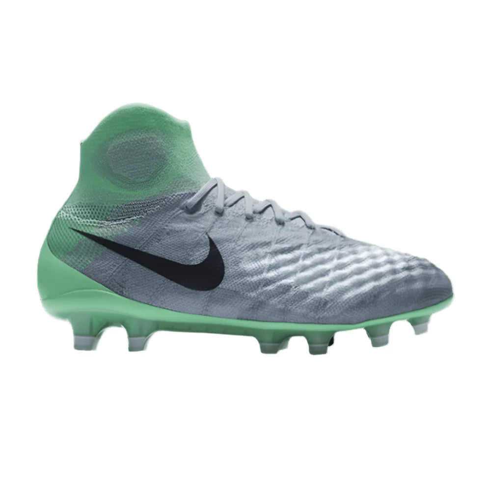 Nike Womens Magista Obra II FG Grey Purple Green