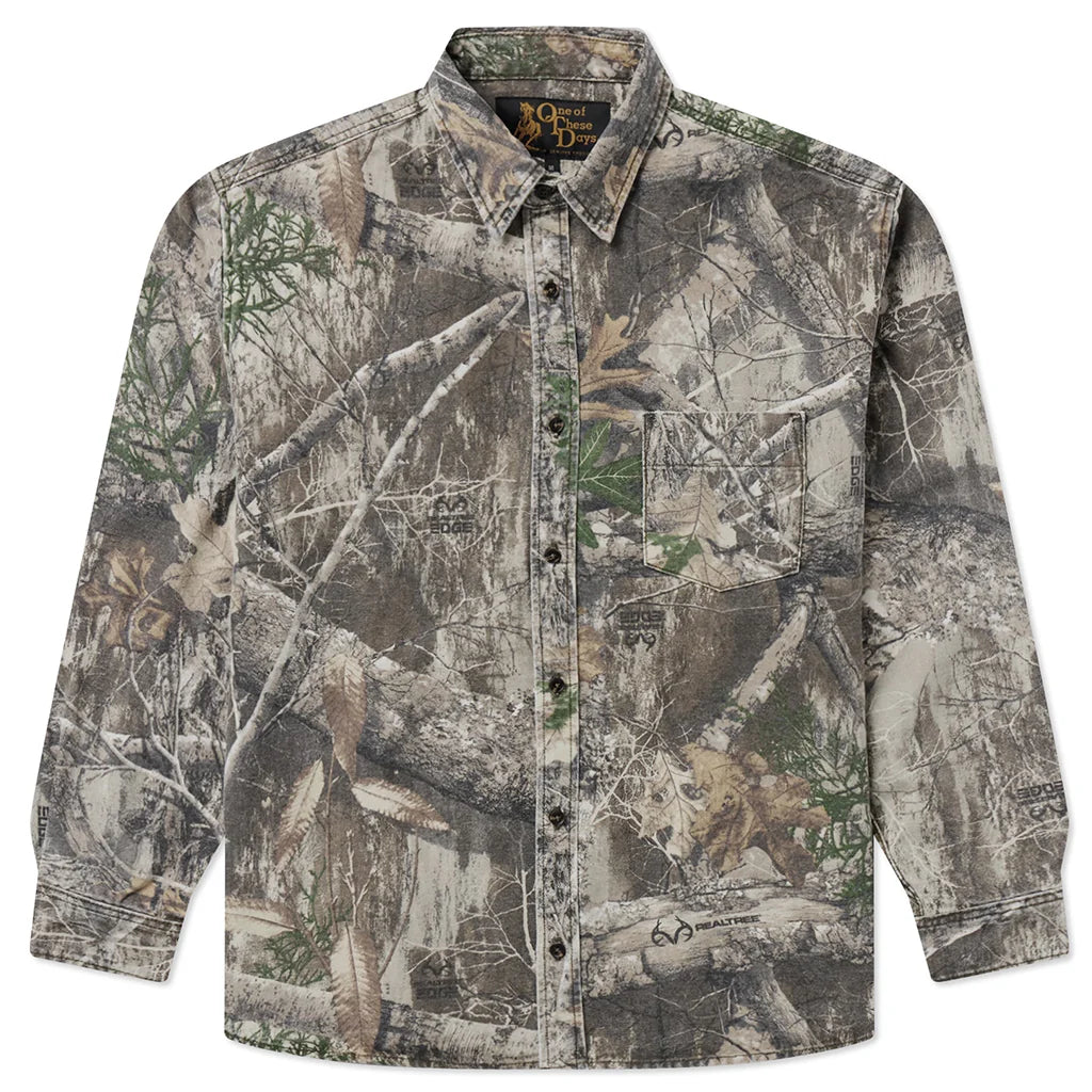 Camo Button Down Shirt Camo