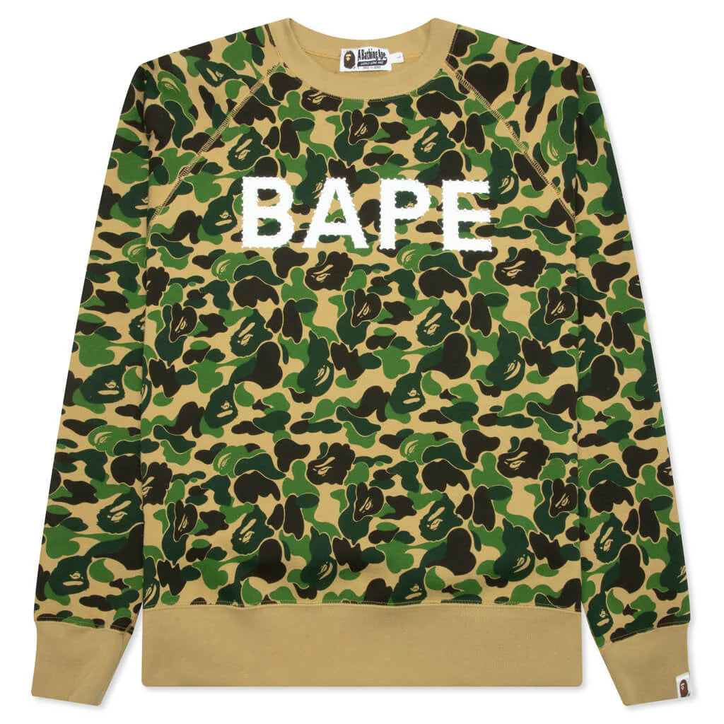 Abc Camo Crystal Stone Crewneck Green