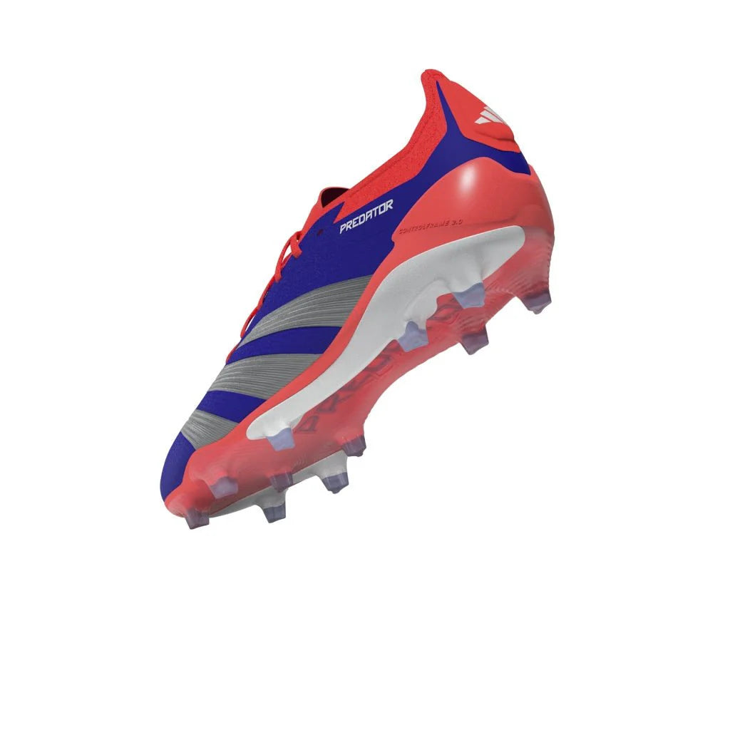 adidas Predator Elite FG Mens Firm Ground Soccer Cleats Lucid Blue White Solar Red