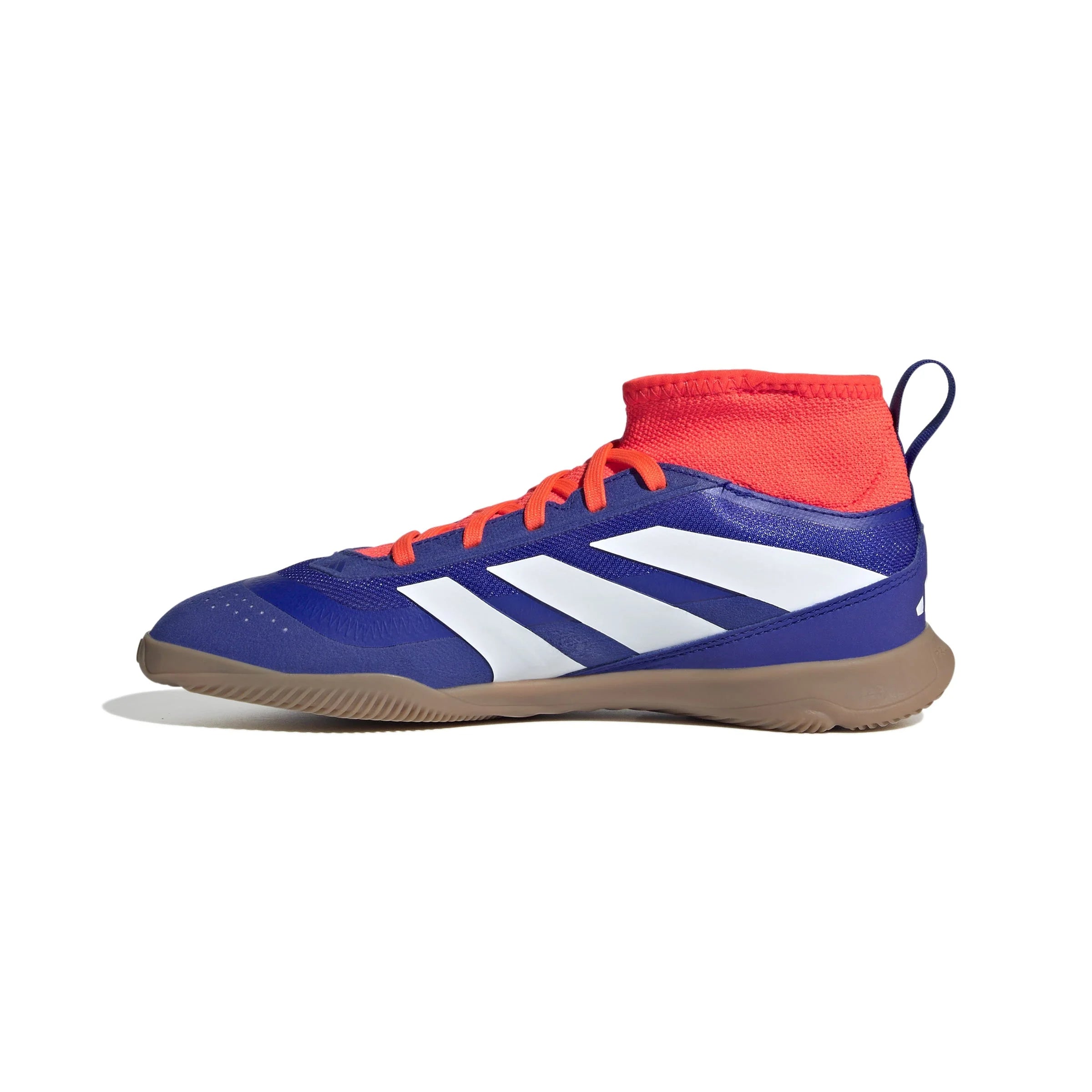 adidas Predator League IN Junior Indoor Soccer Shoes Lucid Blue White Solar Red