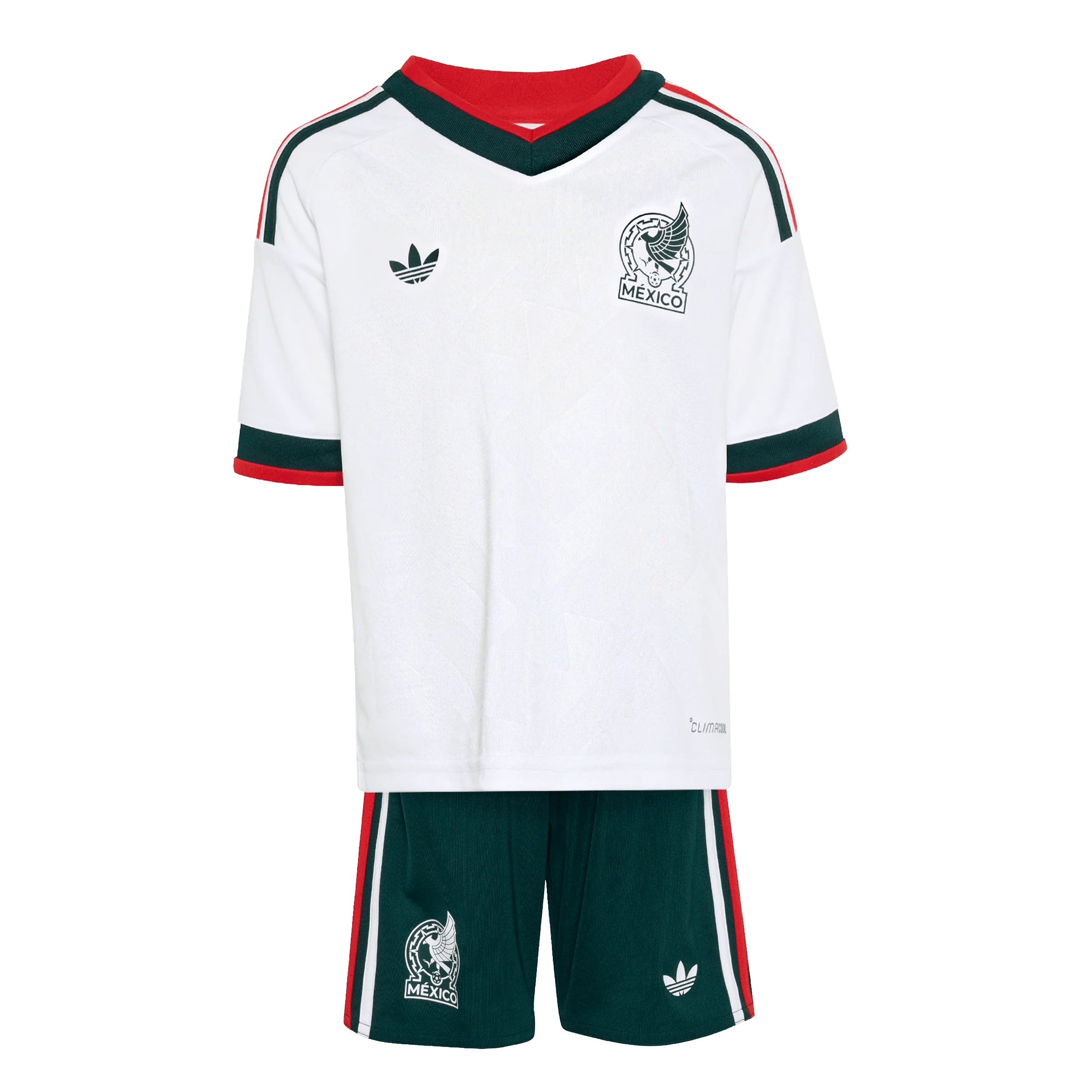 adidas Mexico Away Soccer Mini Set 2026 White
