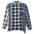 7 Cuts Wide Flannel Shirt Assorted