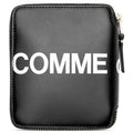 Comme des Garcons Huge Logo Leather Wallet Black
