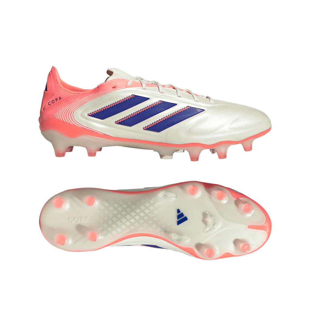 adidas Copa Pure III Elite FG Mens Soccer Cleats White Blue Orange