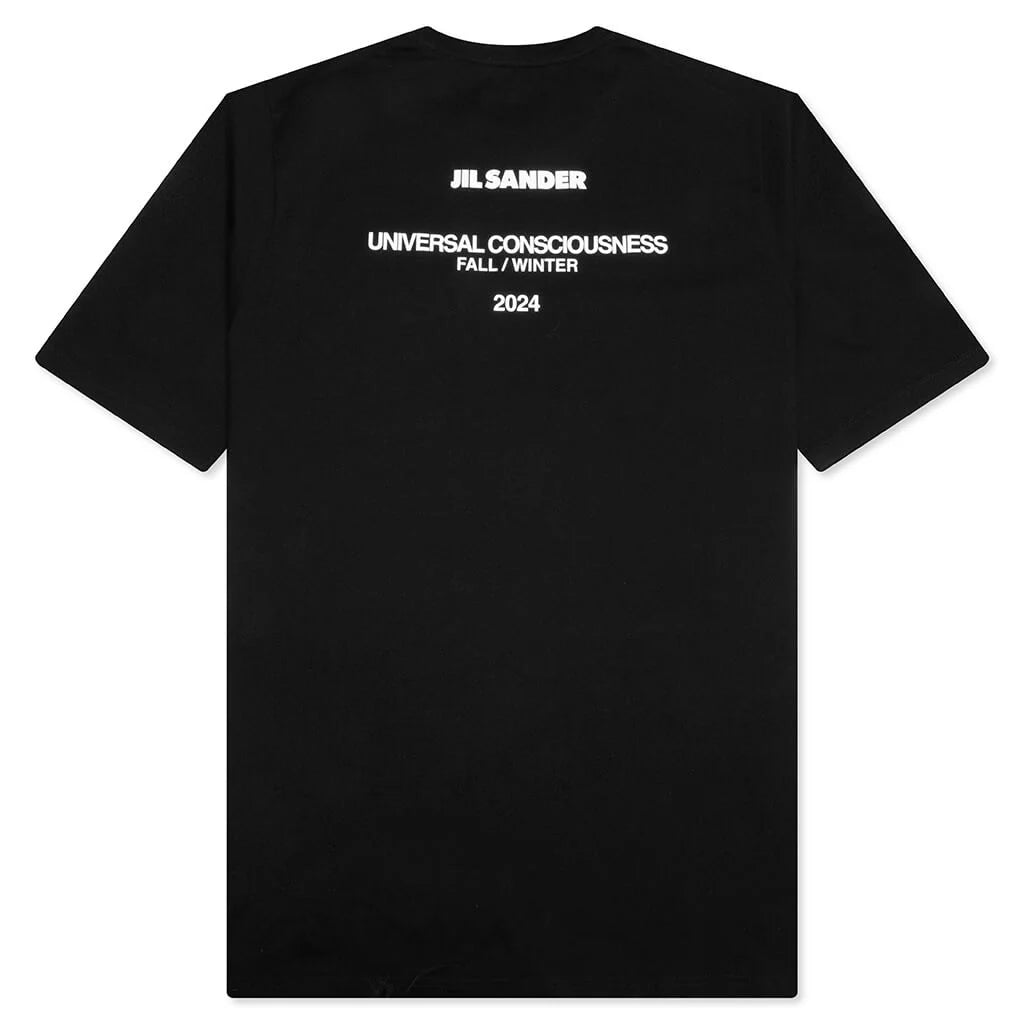Universal Consciousness Crew Neck T Shirt Black