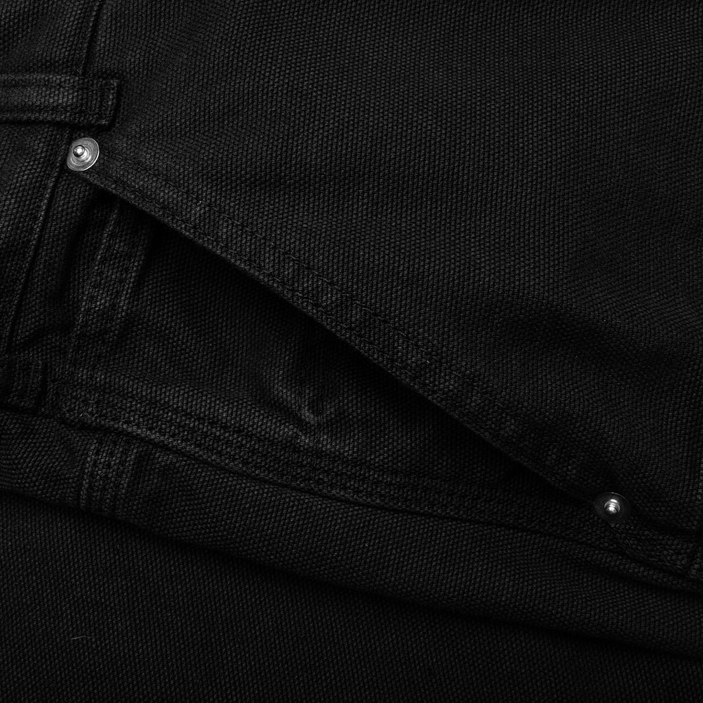 Destroyed Carpenter Pant Washed Black