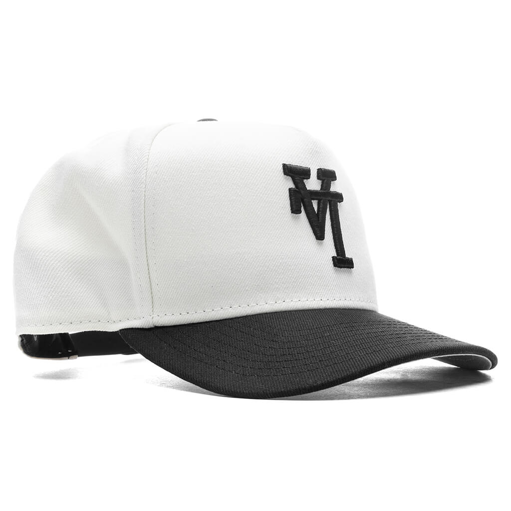 9FIFTY A Frame Snapback Upside Down Los Angeles Dodgers Chrome Black
