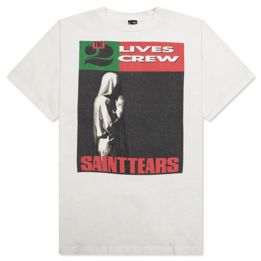 Saint Michael x Denim Tears Lives Tee S S Tee White