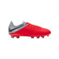 Nike Hypervenom 3 Academy FG Youth Soccer Cleats Crimson Dark Grey