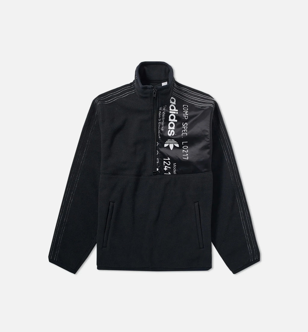 Alexander Wang X adidas Collection AW Polar Half Zip Mens Jacket Black Black