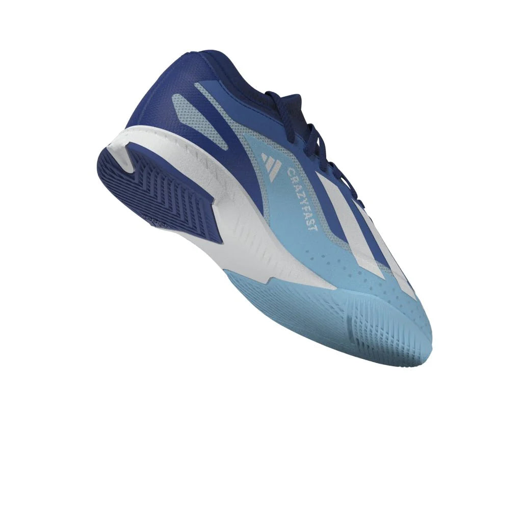 adidas X Crazyfast3 IN Junior Indoor Soccer Shoes Royal White