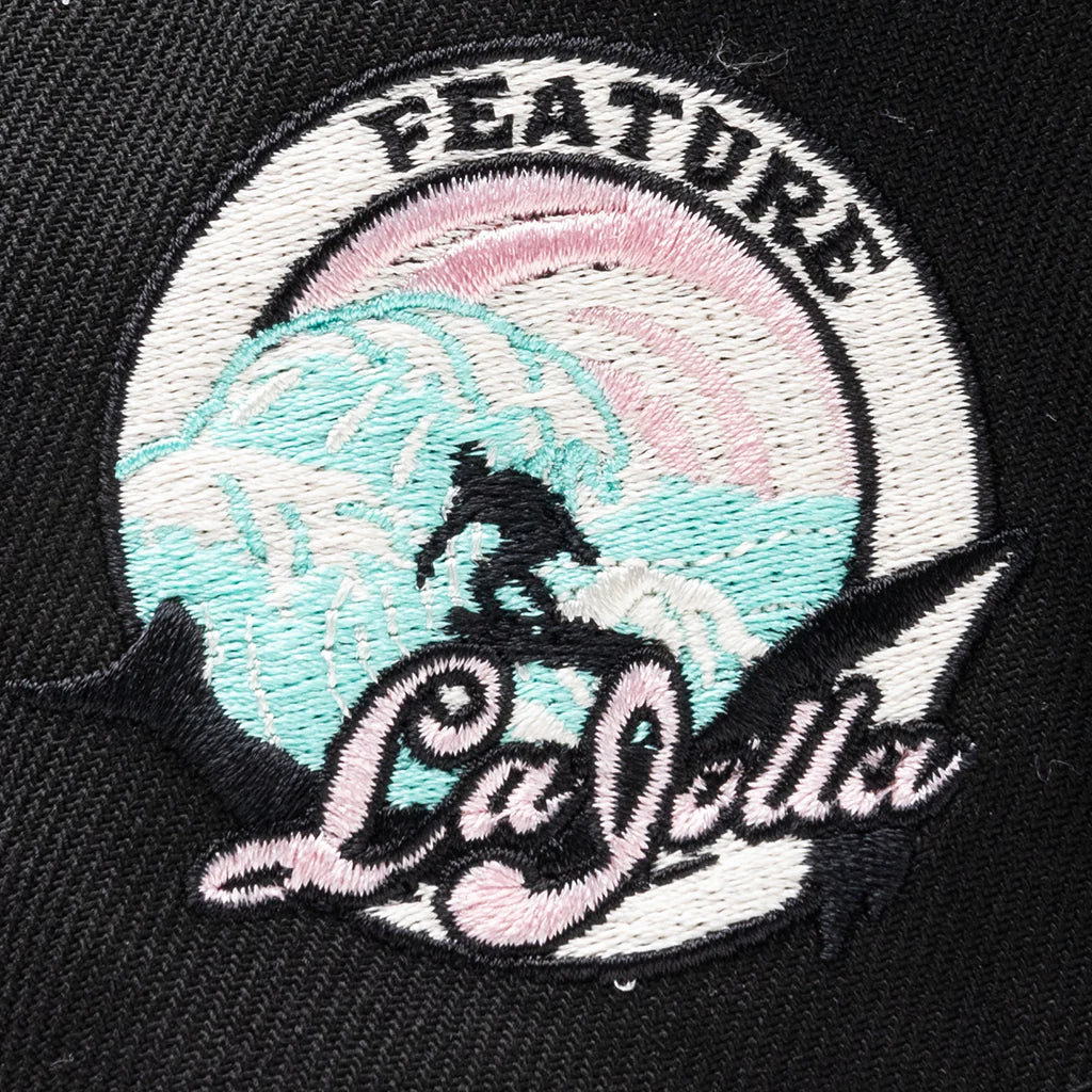 Feature x New Era 59FIFTY Fitted Old English F La Jolla Black White