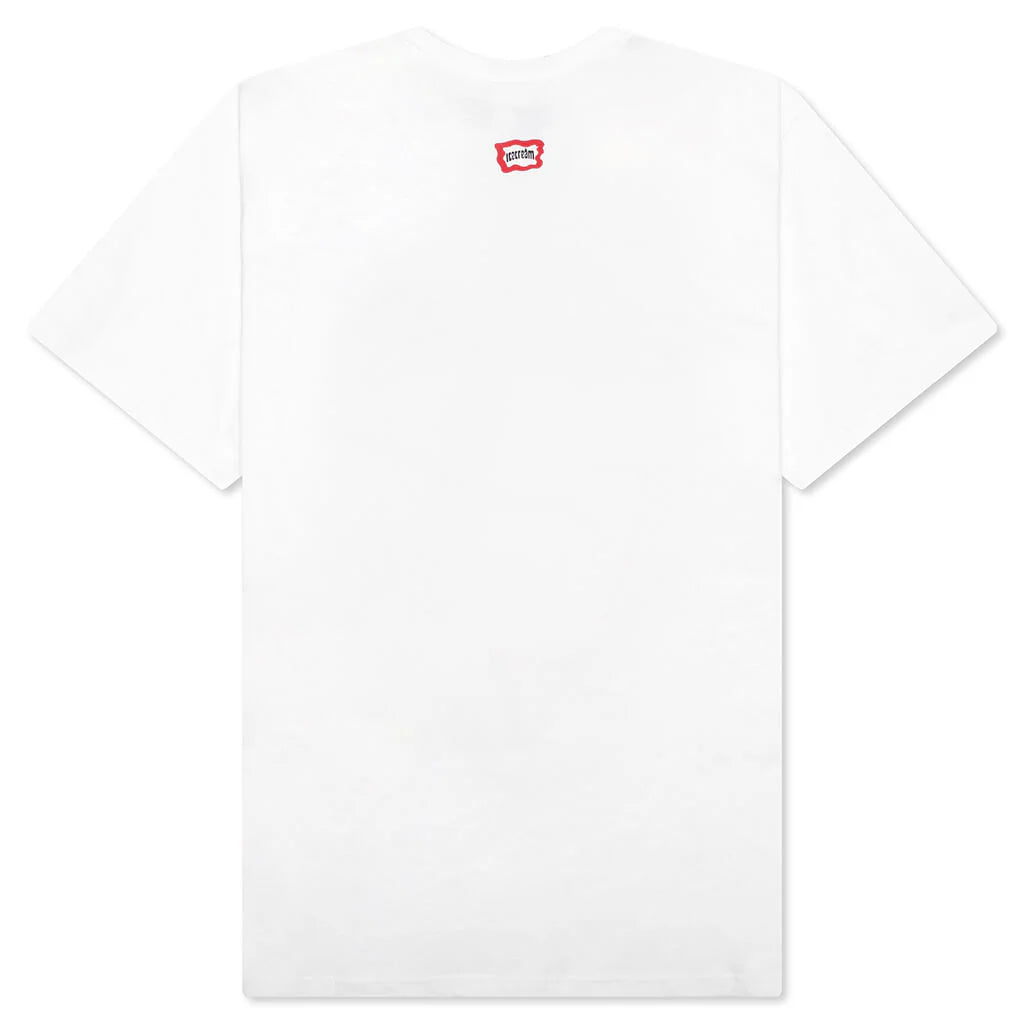 Digital S S Tee White
