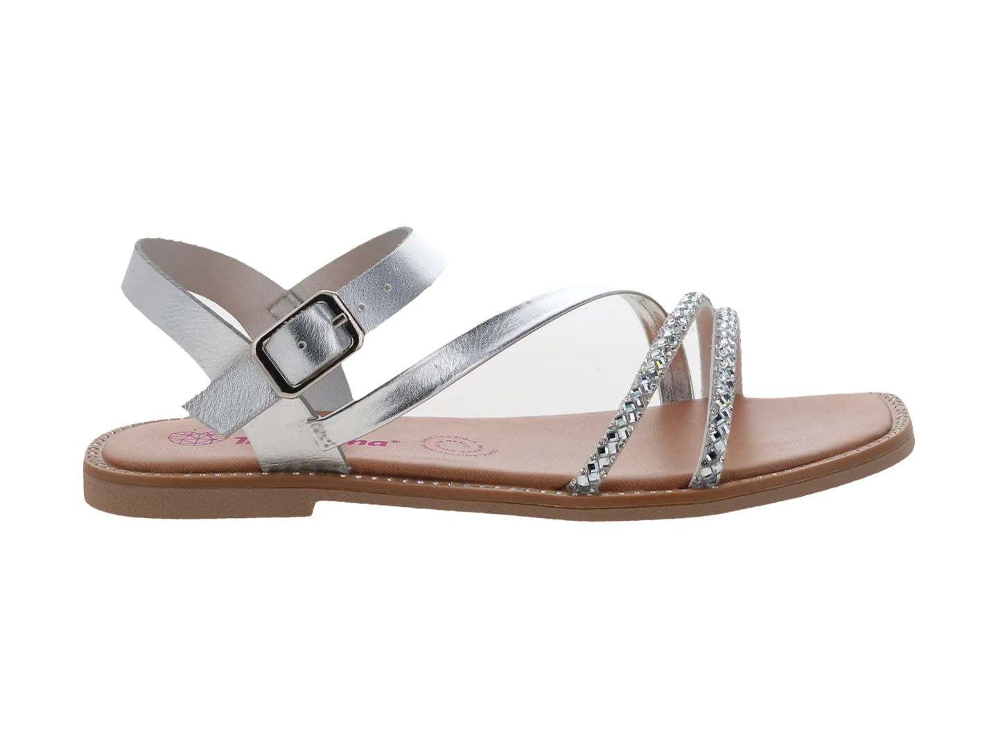 Sandalias Tropicana Plata para Niña