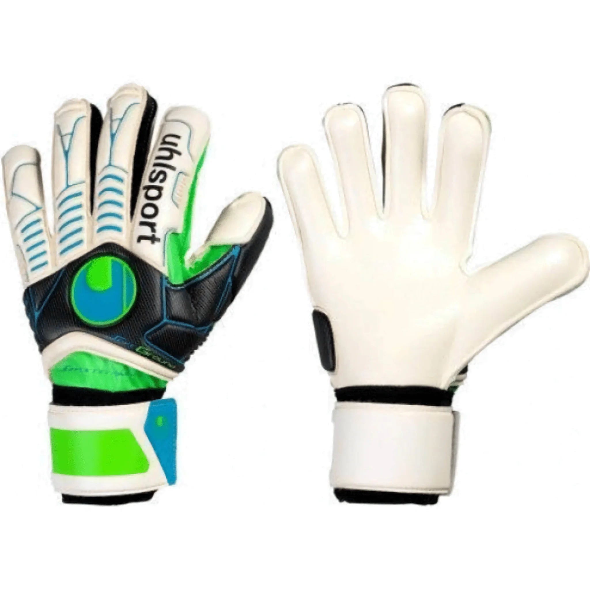 Uhlsport Ergonomic Soft SF C Goalkeeper Gloves Black Green