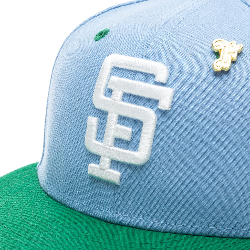 Feature x New Era Earth San Francisco Giants Fitted Birdseye Blue Kelly Green