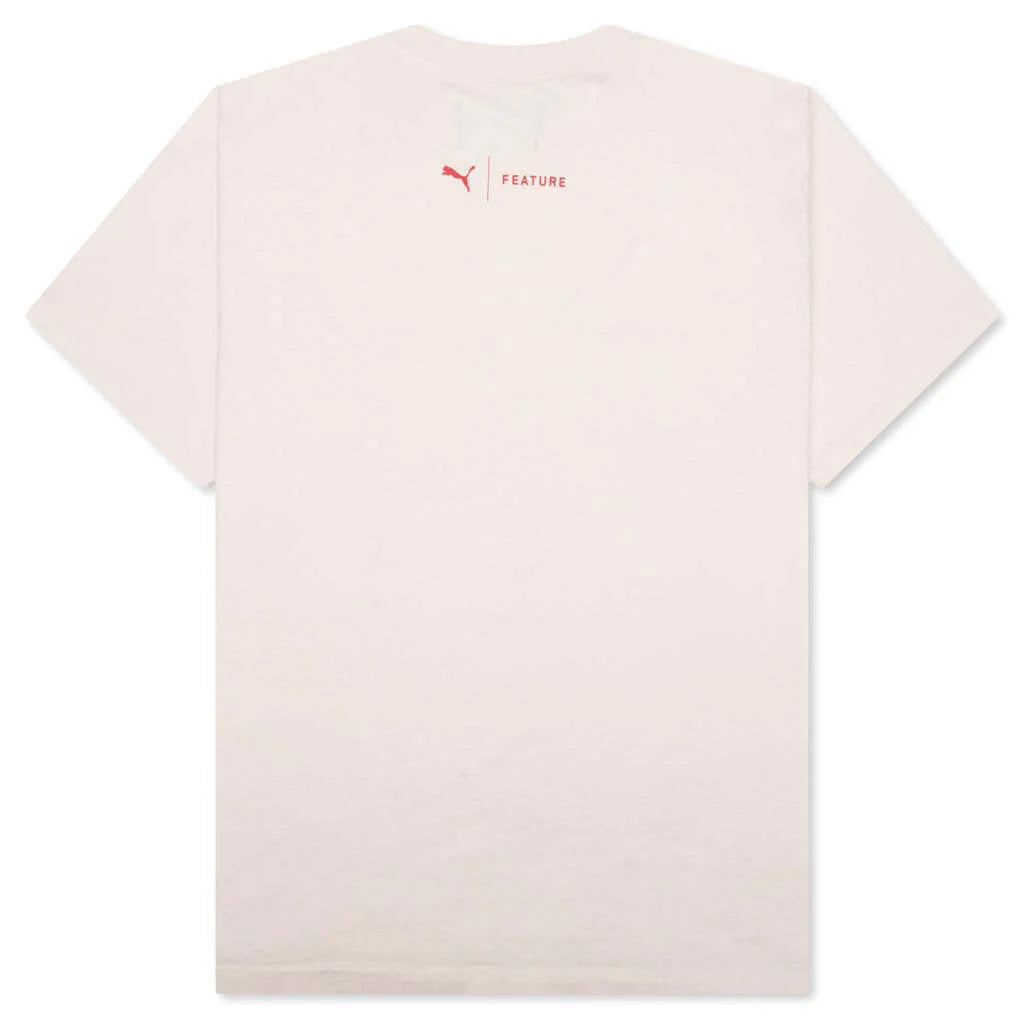 Puma x Feature Racing Tee Cannoli Cream