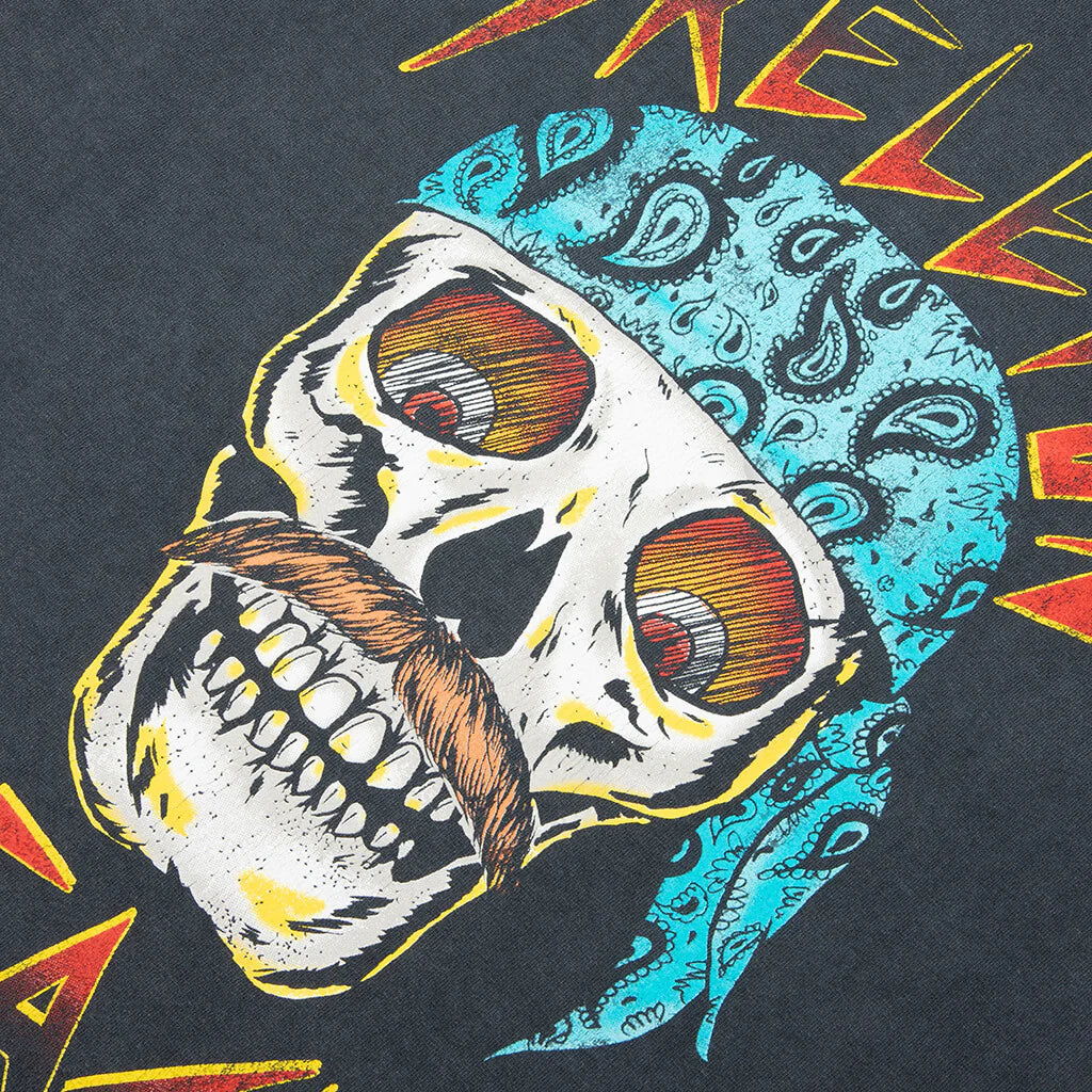 Skeleton Beach Tee Light Vintage Black