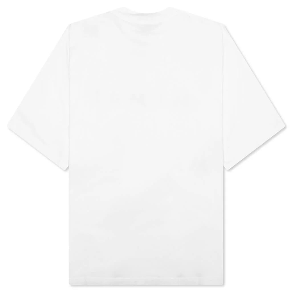 The Wrinkled Logo T Shirt Lily White