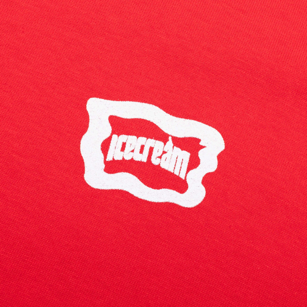 Feature x Icecream Rings Short Sleeve Tee Tomato Red