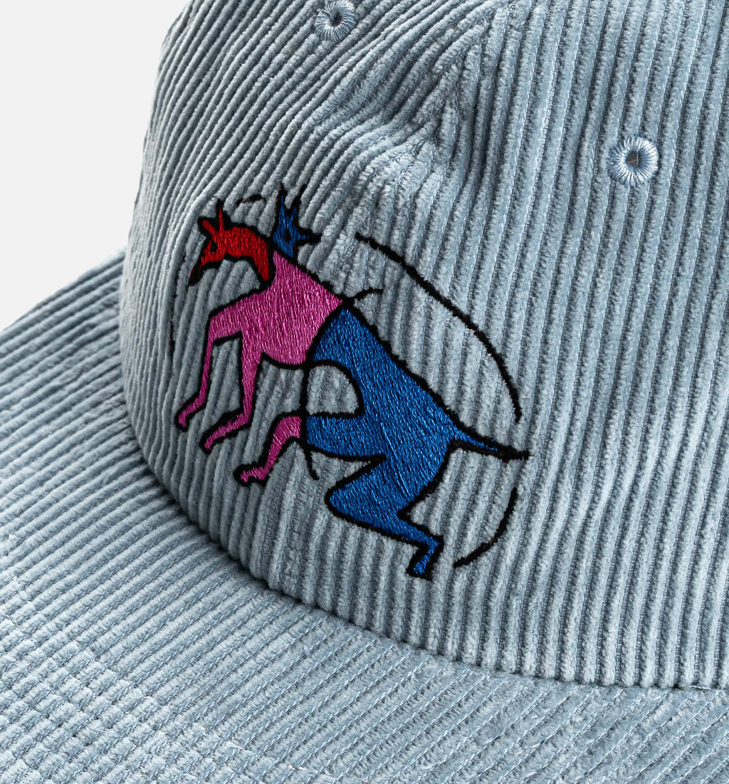 The Zoomies 6 Panel Mens Hat Blue