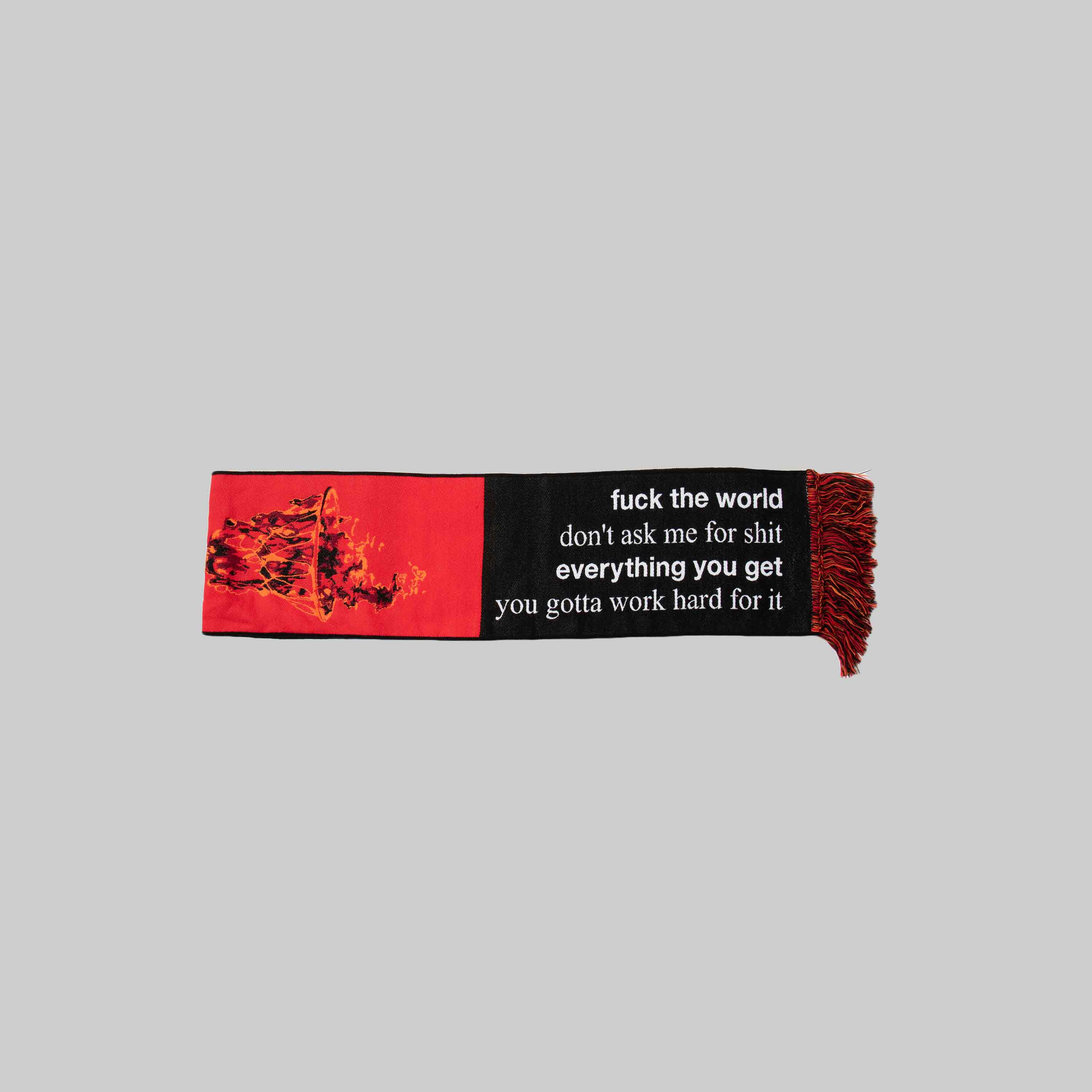 The Method Mens Scarf Red