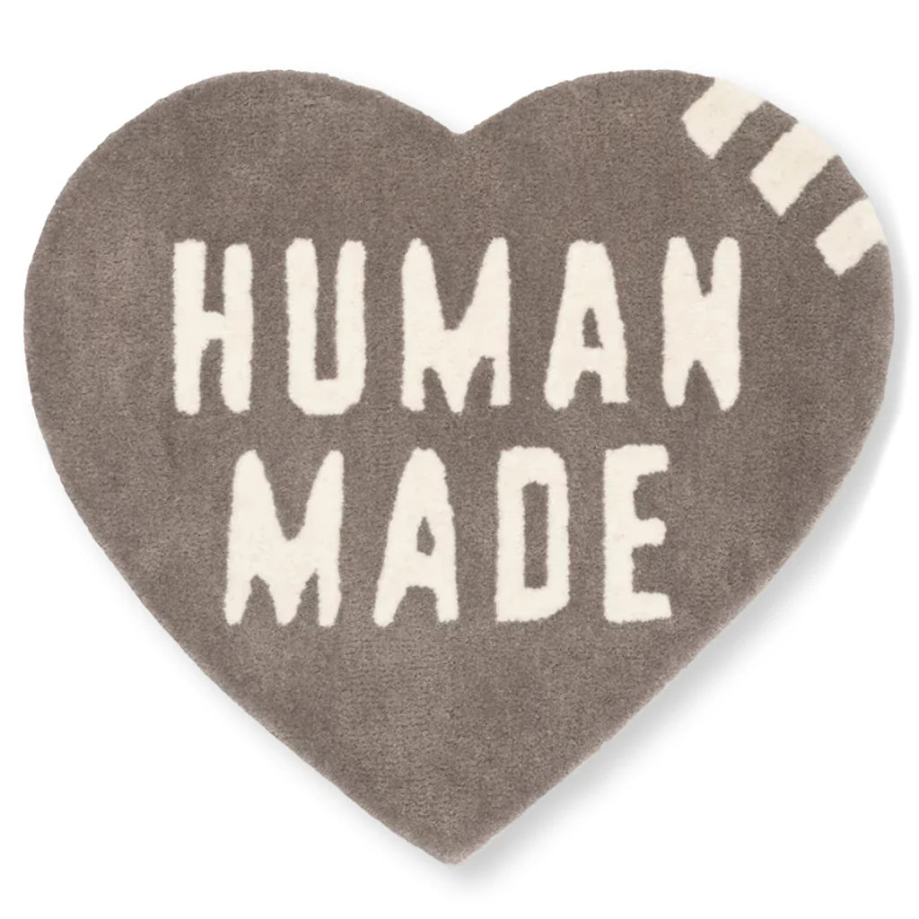 Heart Rug Medium Gray
