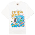 Skeleton Beach Surf Tee Light Archival White