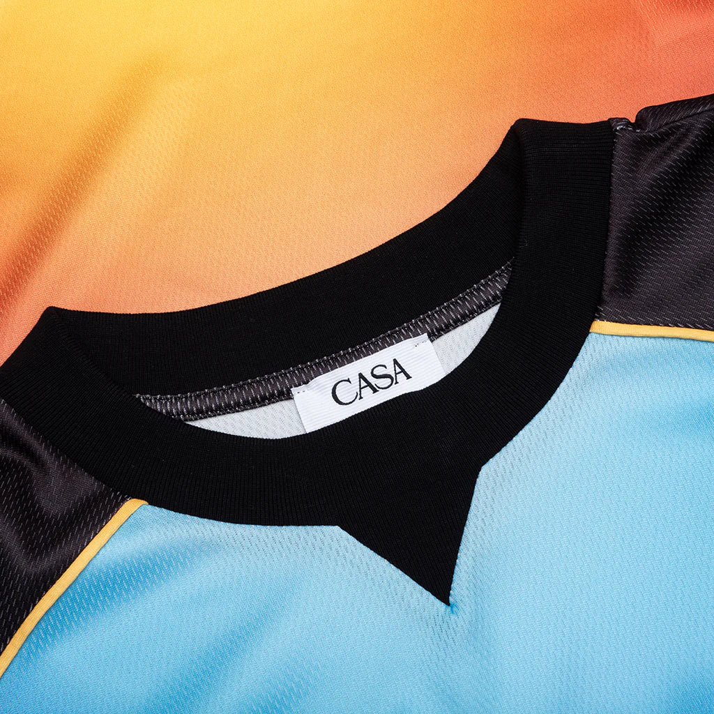 Printed Football Top Gradient