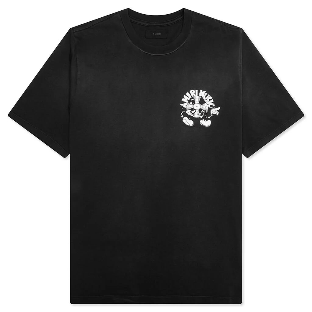 Amiri Music Record Tee Black