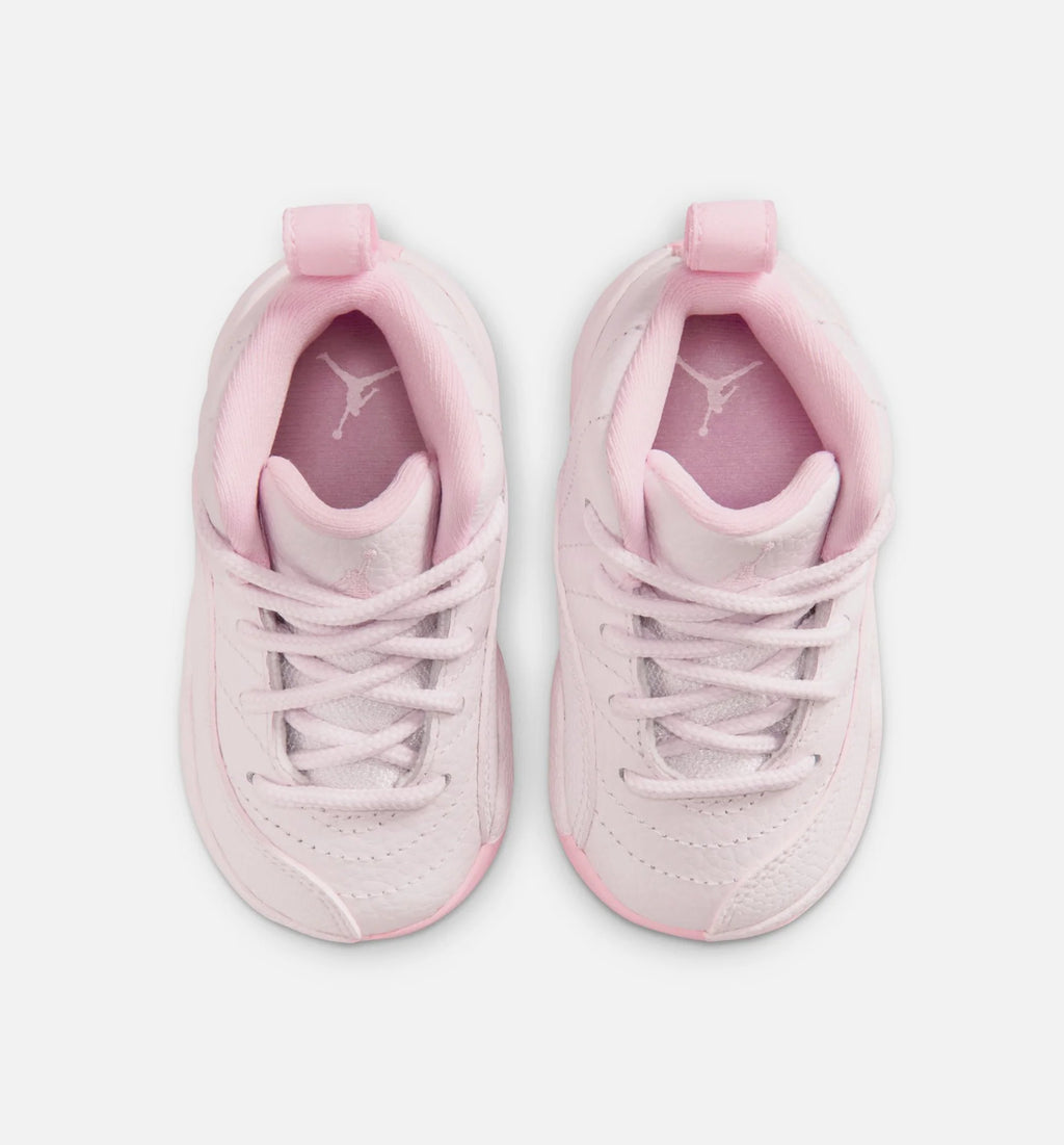 Air Jordan 12 Retro Pearl Pink Infant Toddler Lifestyle Shoe Pearl Pink Medium Soft Pink