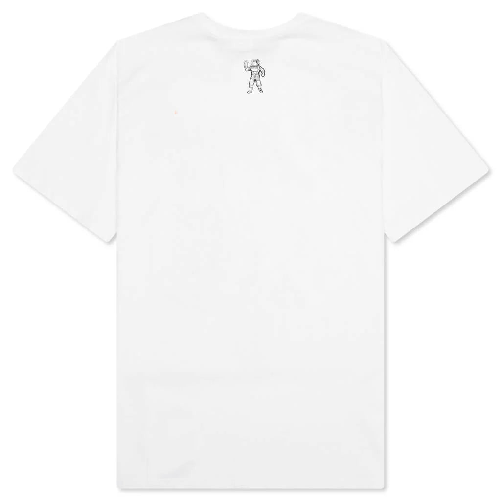BB Now Boarding S S Tee Bleach White