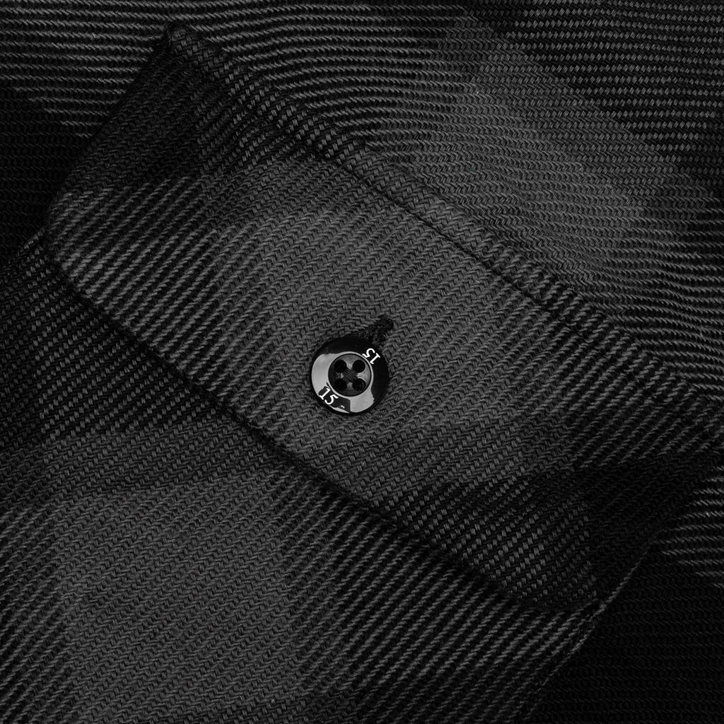 Buffalo Check Shirt L S Grey