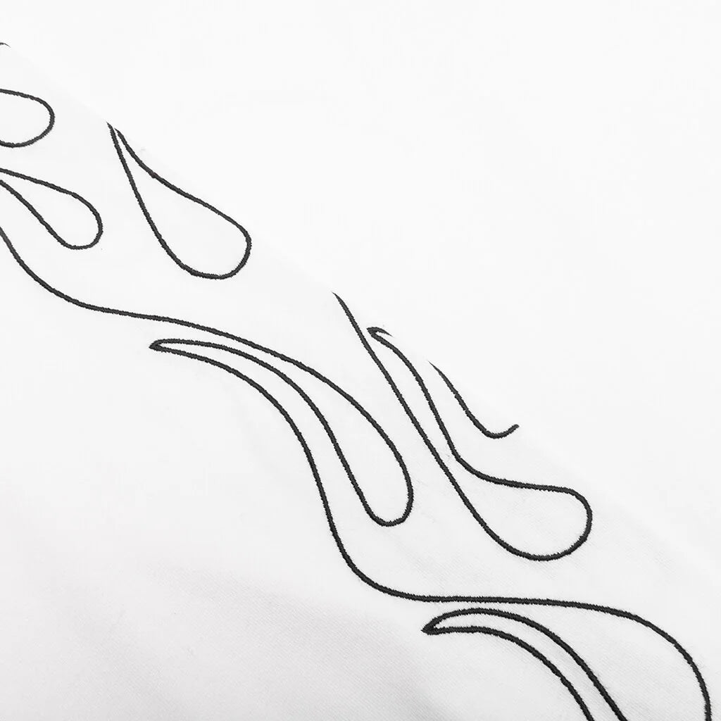 Fiery Heavyweight Longsleeve White