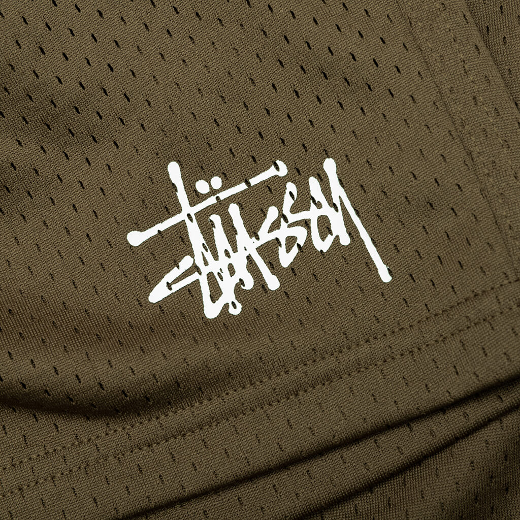 Mesh Basic Shorts Olive