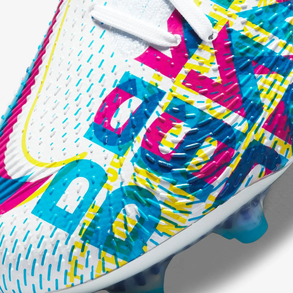 Nike Phantom GT Elite 3D FG Firm Ground Soccer Cleats Chlorine Blue Opti Yellow White Pink Blast