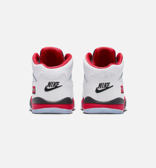 Air Jordan 5 Retro Fire Red Infant Toddler Lifestyle Shoe Fire Red White