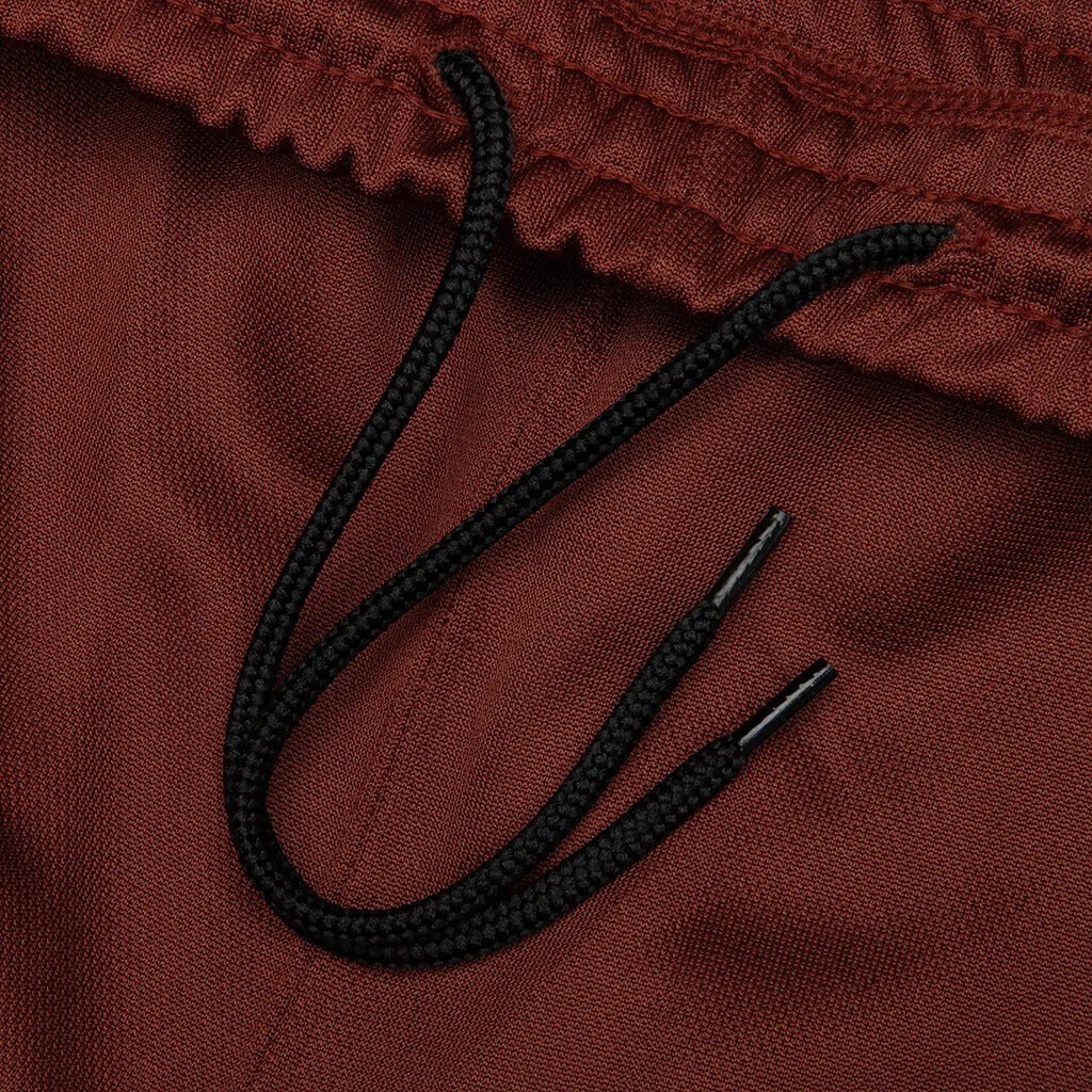 Poly Smooth Boot Cut Track Pant Rust