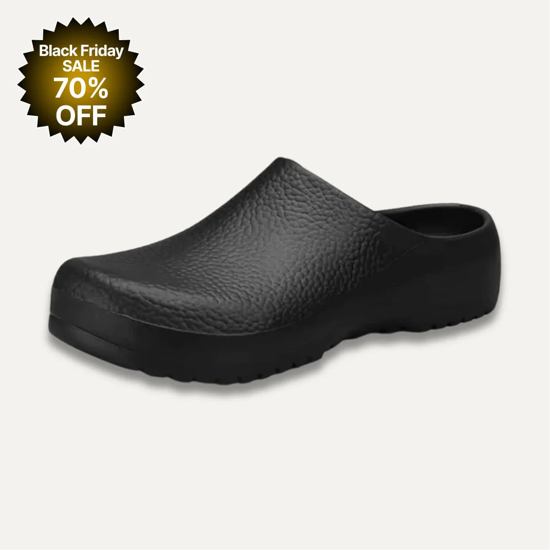 Elson Healthy Non Slip Comfort Clog Mules Black Friday