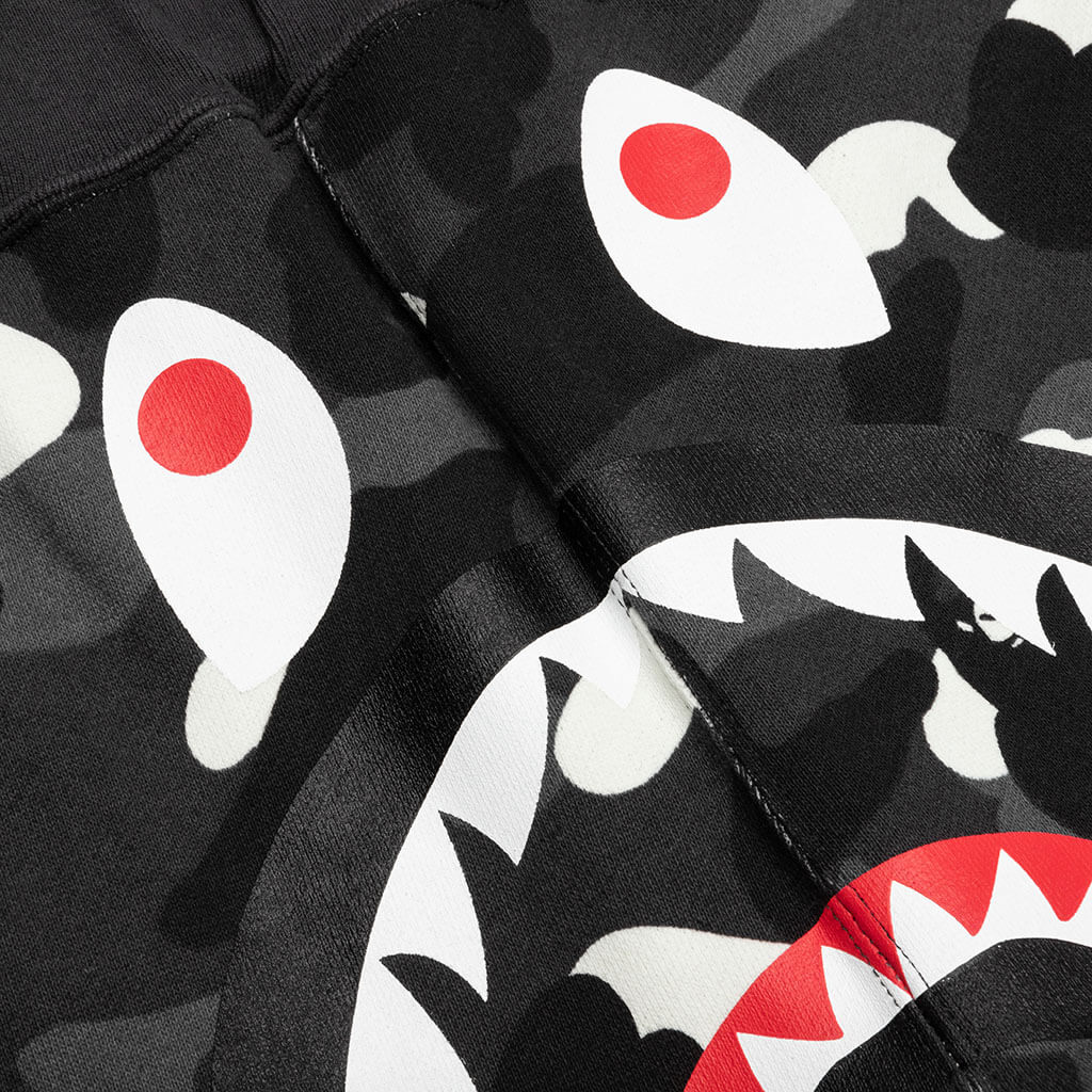 City Camo Shark Sweat Pants Black