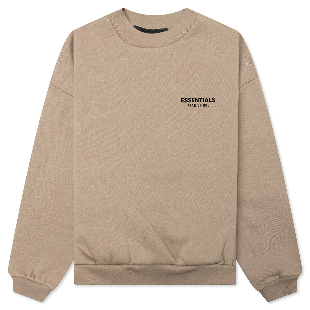 Kids Fleece Crewneck Desert Sand