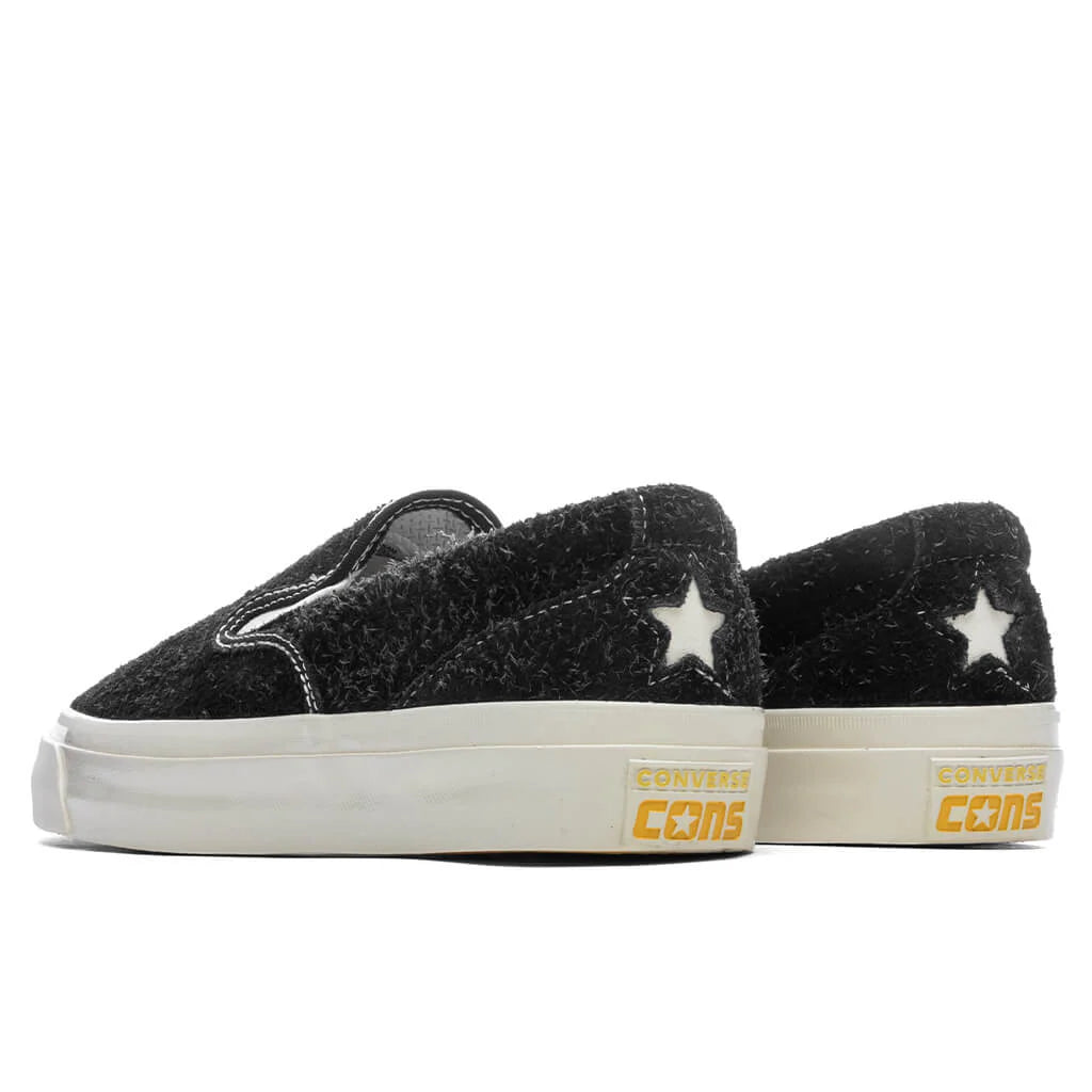 Converse x GOLF le FLEUR One Star CC Slip Pro Black Beauty Volcanic Glass Egret