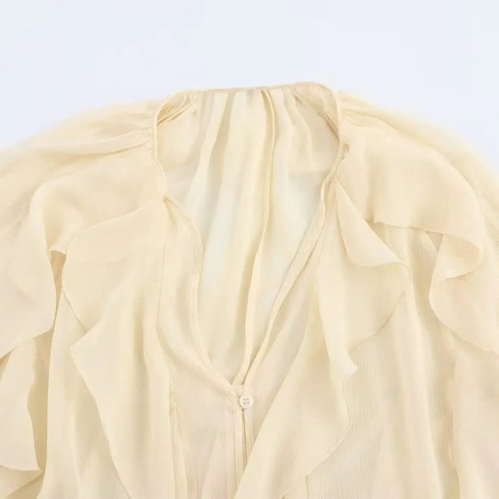 Camisa Babados Vívian