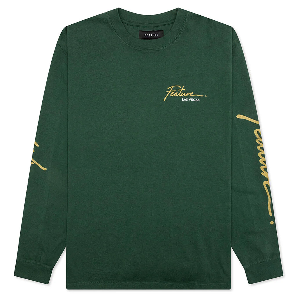 Feature x Wynn Carousel L S Tee Dark Green