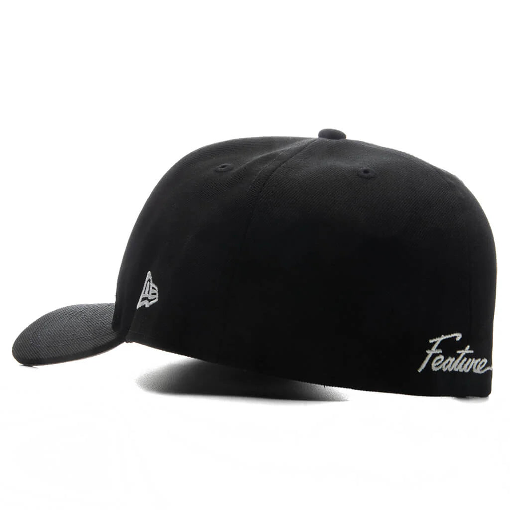 FEATURE x New Era 59FORTY Curved A Frame Old English F Black