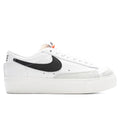 Womens Blazer Low Platform White Black Sail