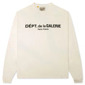 French Logo Lux L S Tee Cream