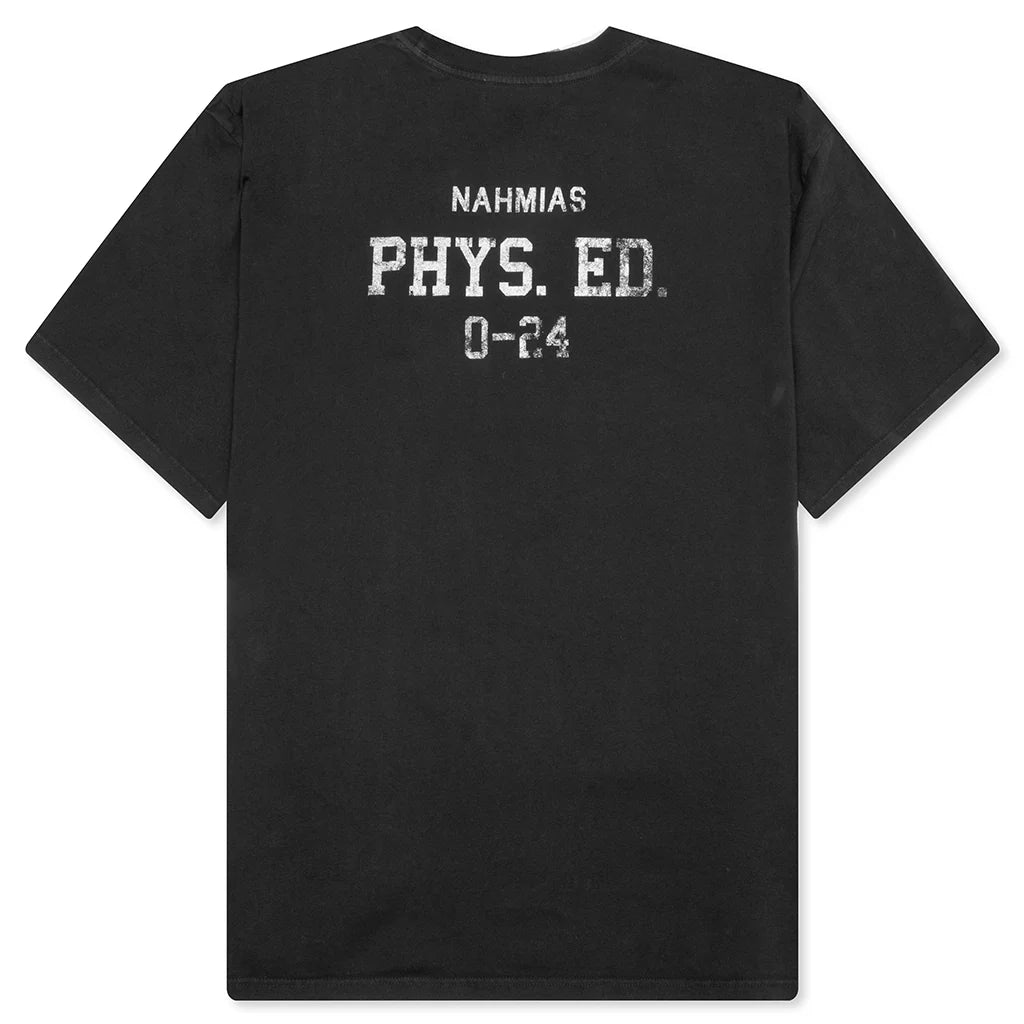 Physical Education Boxy T Shirt Off Black