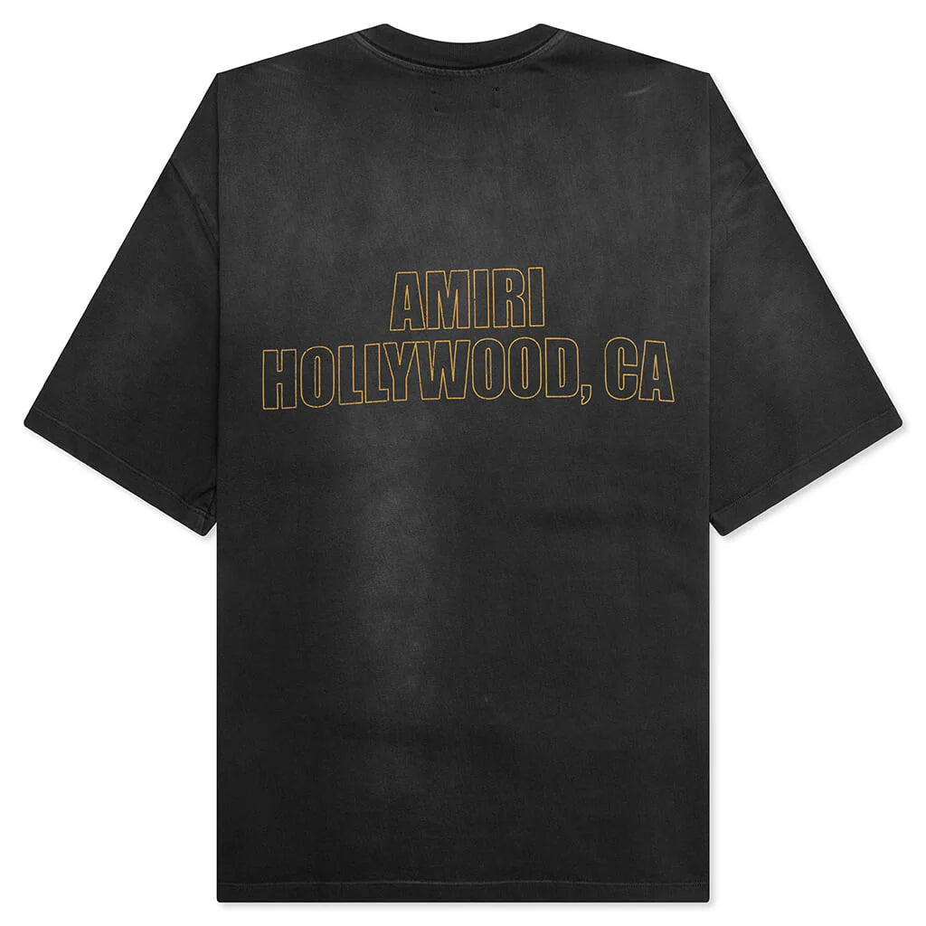 Vintage Ma Eagle Oversized Tee Black